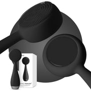 Heated Silicone Facial Cleansing Brush with Metal Massager