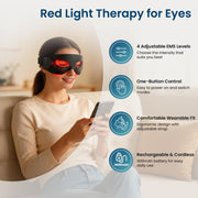 Red Light LED Eye Mask with 650nm Red and 850nm Infrared