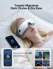Heated Eye Mask for Migraine Eye Strain and Sleep Relief