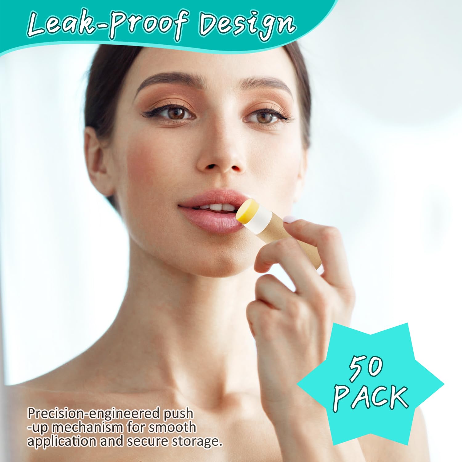 Biodegradable Kraft Paper Lip Balm Tubes for Balm and Solid Perfume