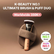 All Day Cover Duo with Flat Top Brush Sponge and Portable Case