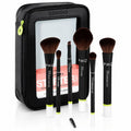 Starter Makeup Brush Set with Face Eye Brushes and Bag