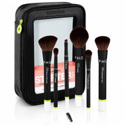 Starter Makeup Brush Set with Face Eye Brushes and Bag