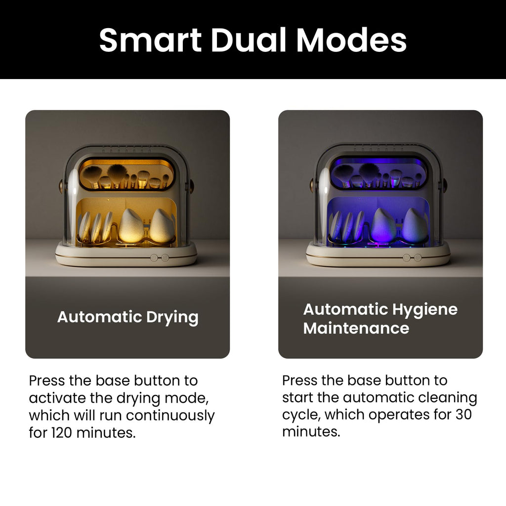 Automatic Electric Makeup Brush Dryer Storage and Cleaning Tool