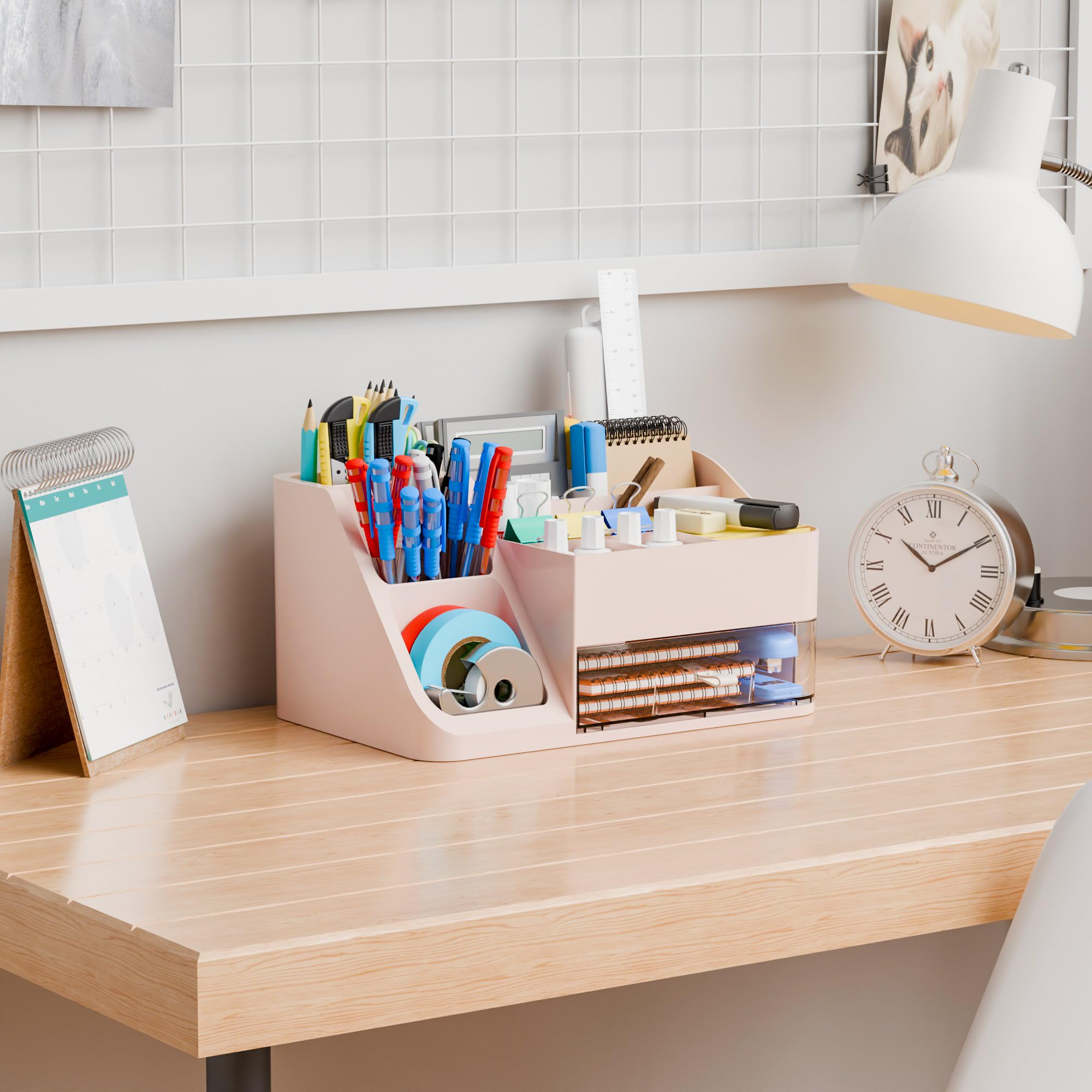 Large Makeup Organizer with Brush Holder