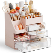 Large Makeup Organizer with Brush Holder