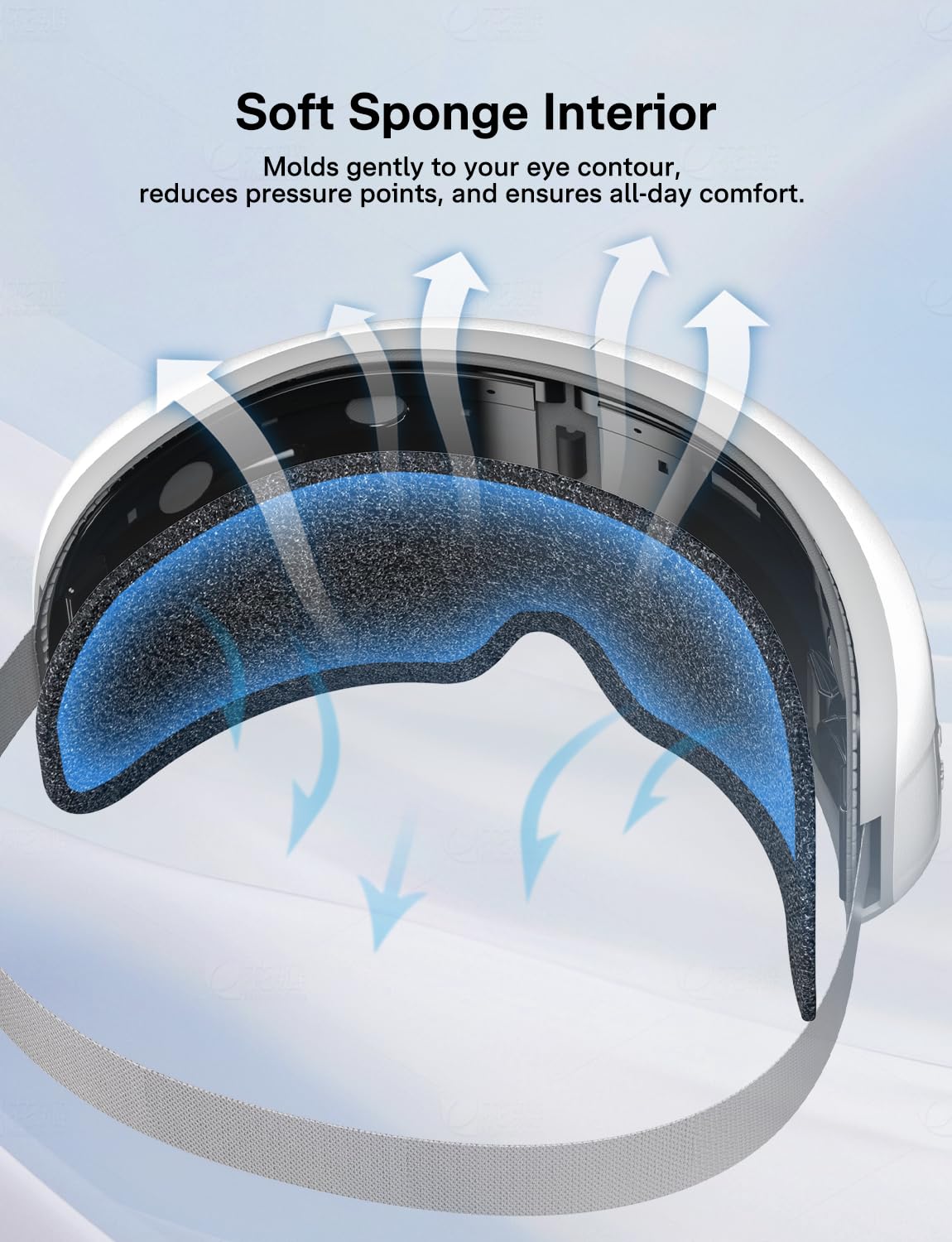 Heated Eye Mask for Migraine Eye Strain and Sleep Relief