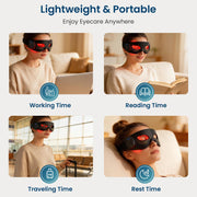 Red Light LED Eye Mask with 650nm Red and 850nm Infrared