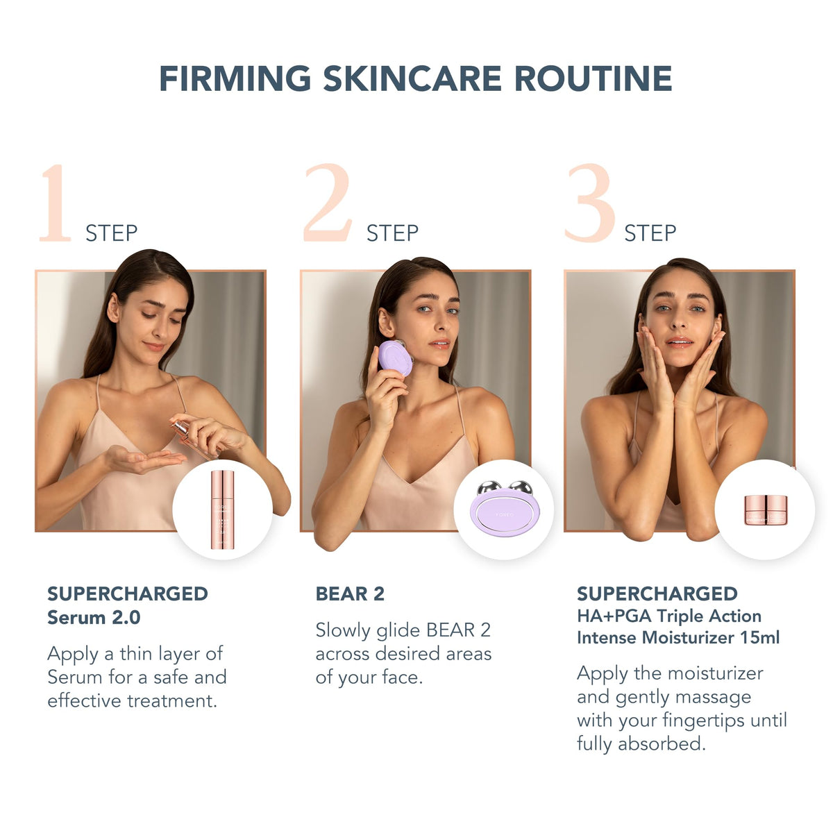 Microcurrent Facial Device Bundle with Serum Moisturizer