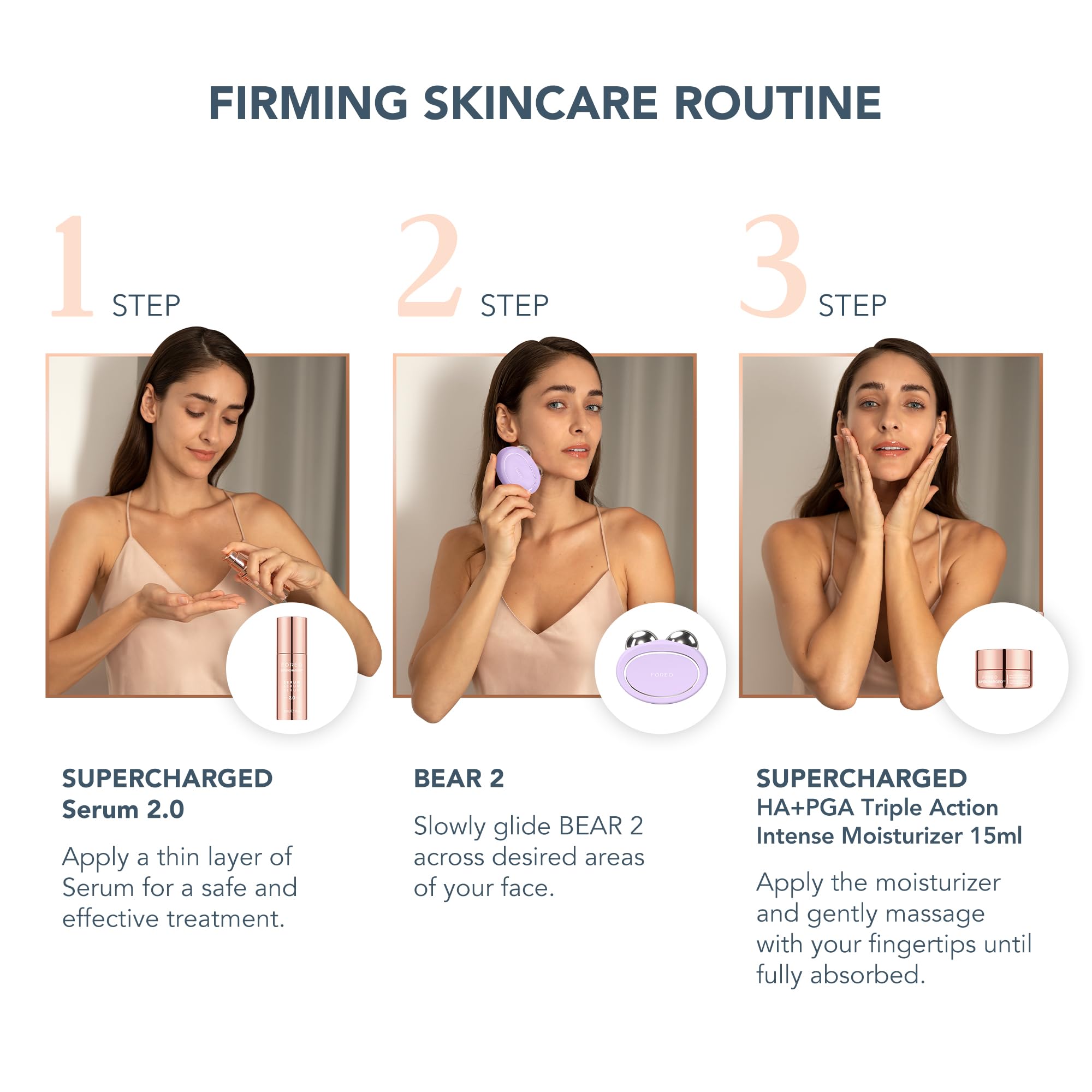 Microcurrent Facial Device Bundle with Serum Moisturizer
