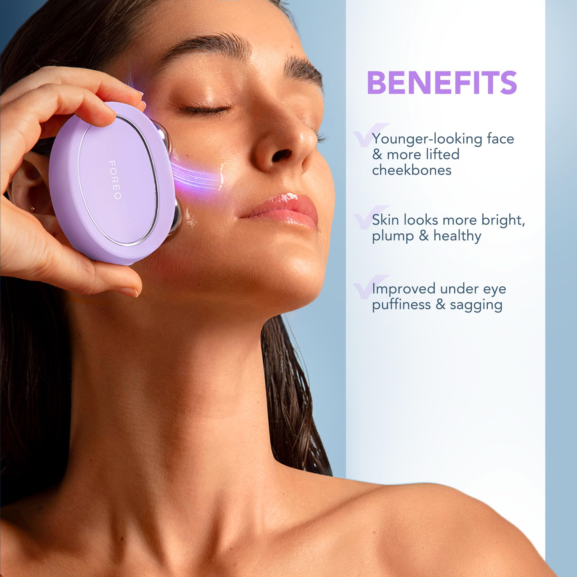 Microcurrent Facial Device Bundle with Serum Moisturizer