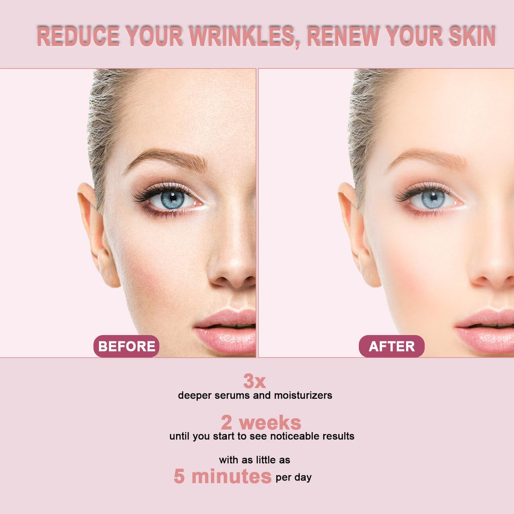 6 in 1 Red Light Facial Wand with Microcurrent Thermal Massage
