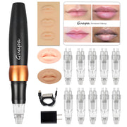 Permanent Makeup Machine Kit with 8 Pin Needles for Lip Blush Brows