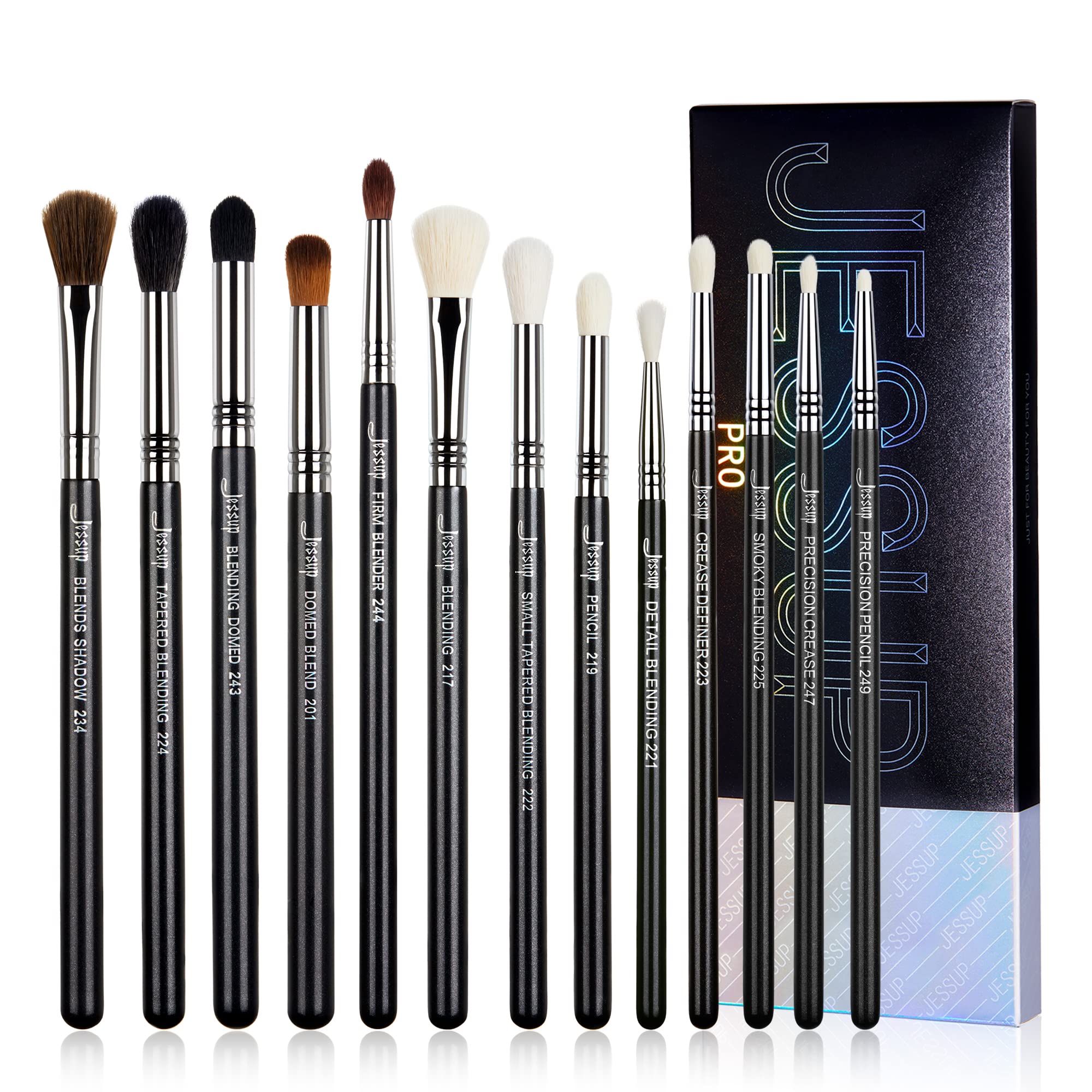Premium Synthetic Eyeshadow Brush Set for Professional Makeup