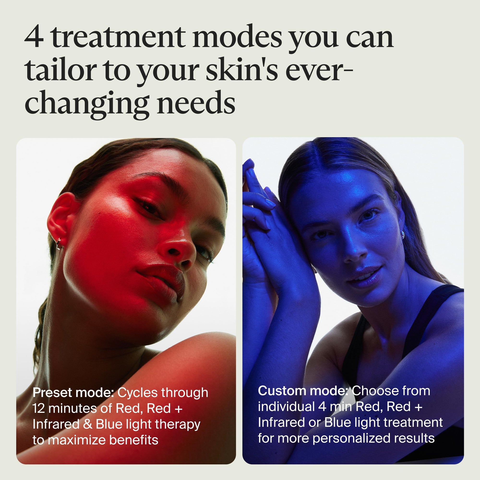 Cordless LED Skincare Face Mask with Scalp Massage