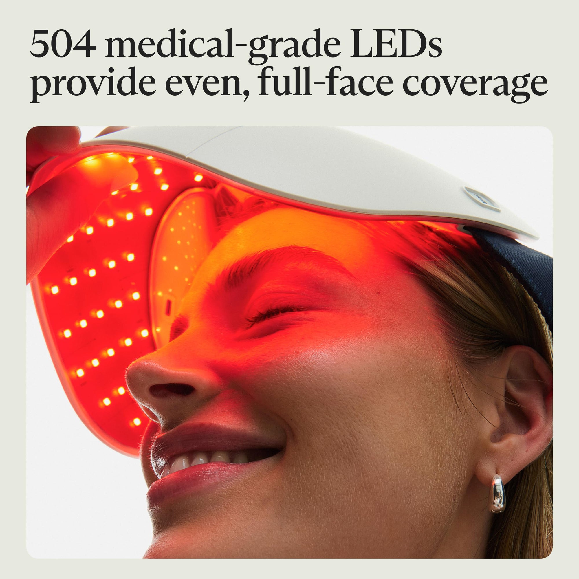 Cordless LED Skincare Face Mask with Scalp Massage
