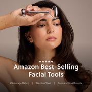Stainless Steel Facial Roller for Eyes Jawline Neck and Chin