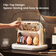 Automatic Electric Makeup Brush Dryer Storage and Cleaning Tool