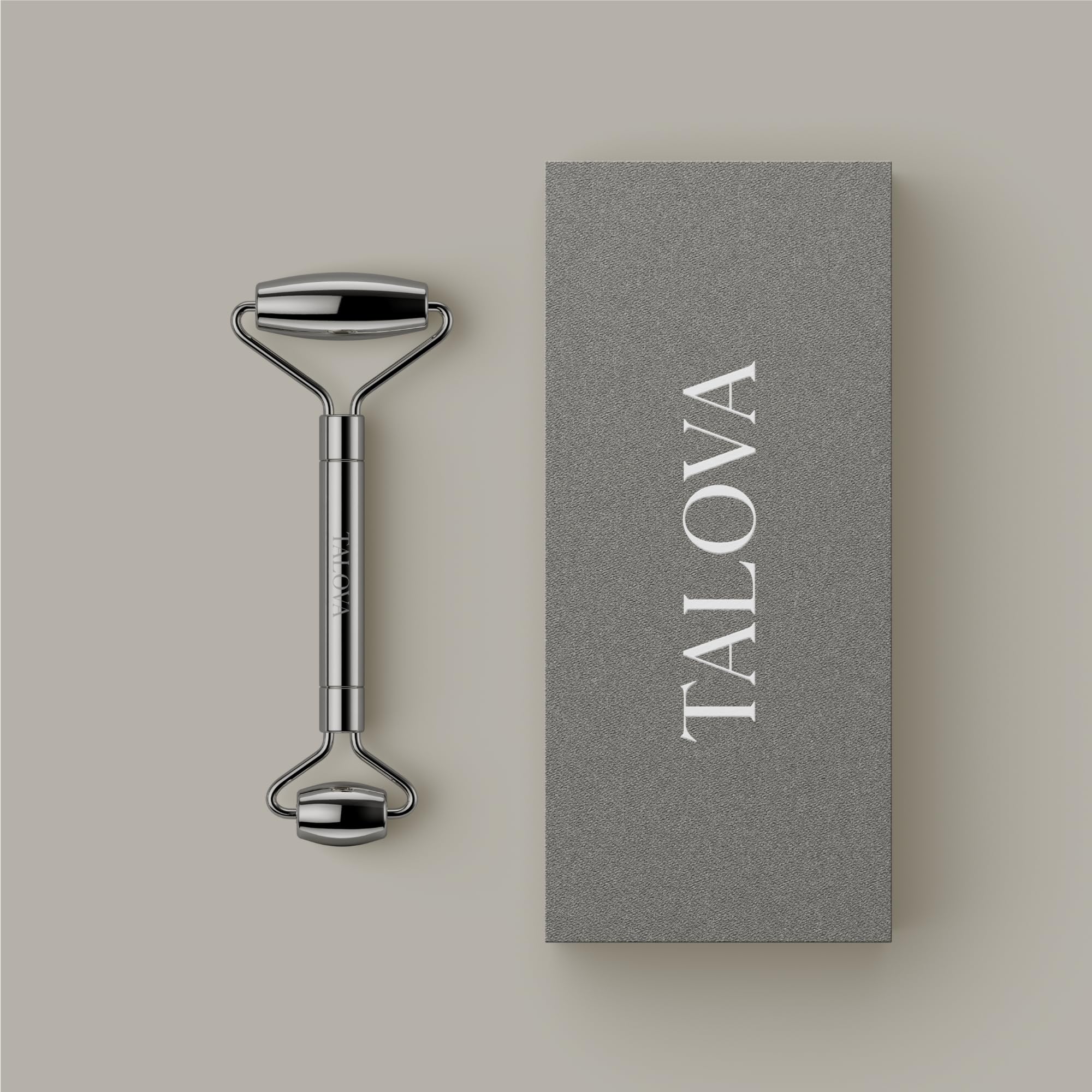 Stainless Steel Facial Roller for Eyes Jawline Neck and Chin