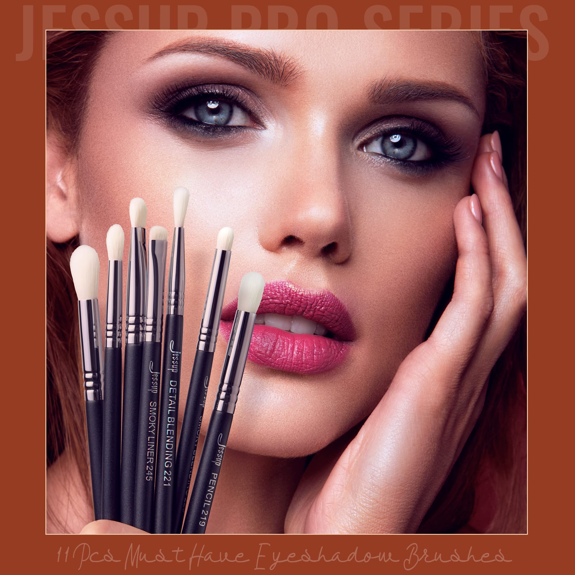 Premium Synthetic Eyeshadow Brush Set for Professional Makeup