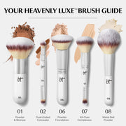 Dual End Complexion Brush for Foundation Concealer Contour Airbrush Finish