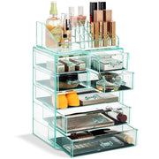 Acrylic Cosmetic Makeup and Jewelry Storage Case Display