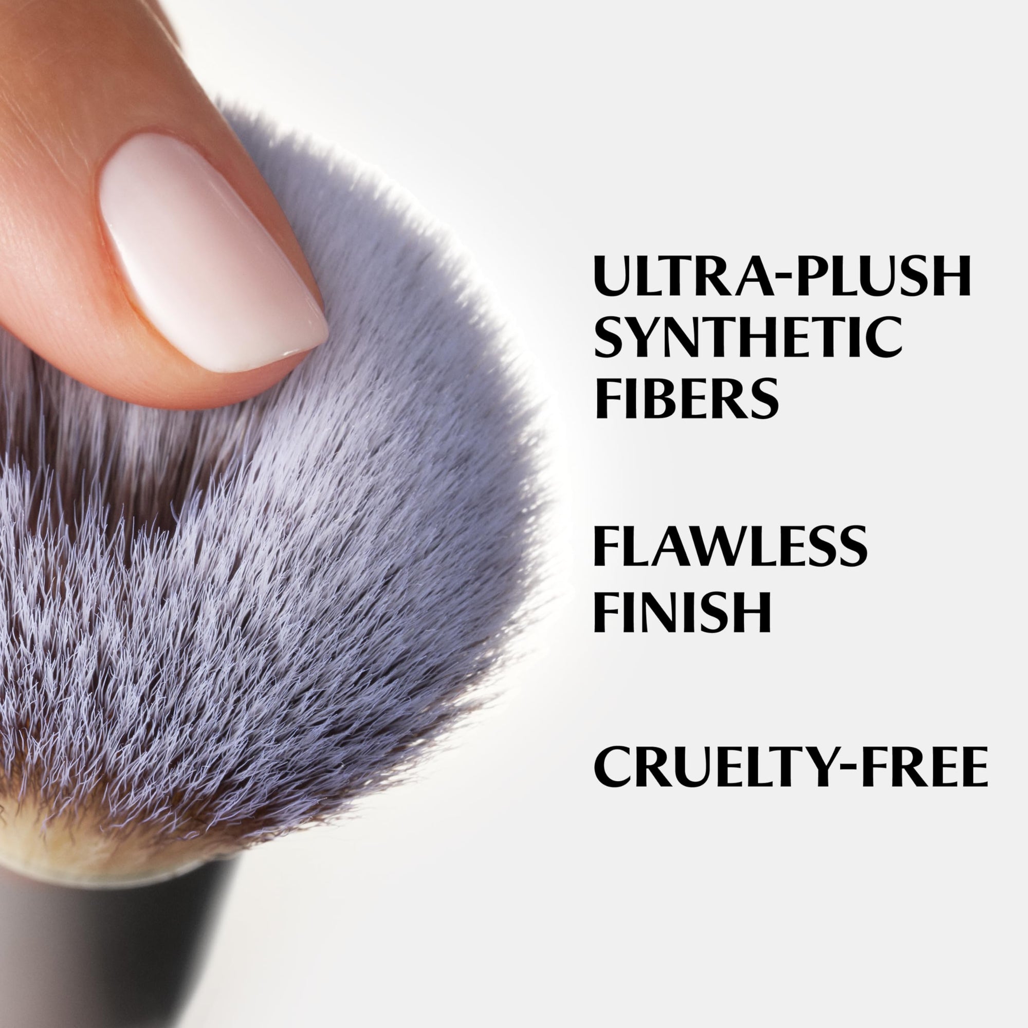 Dual End Complexion Brush for Foundation Concealer Contour Airbrush Finish