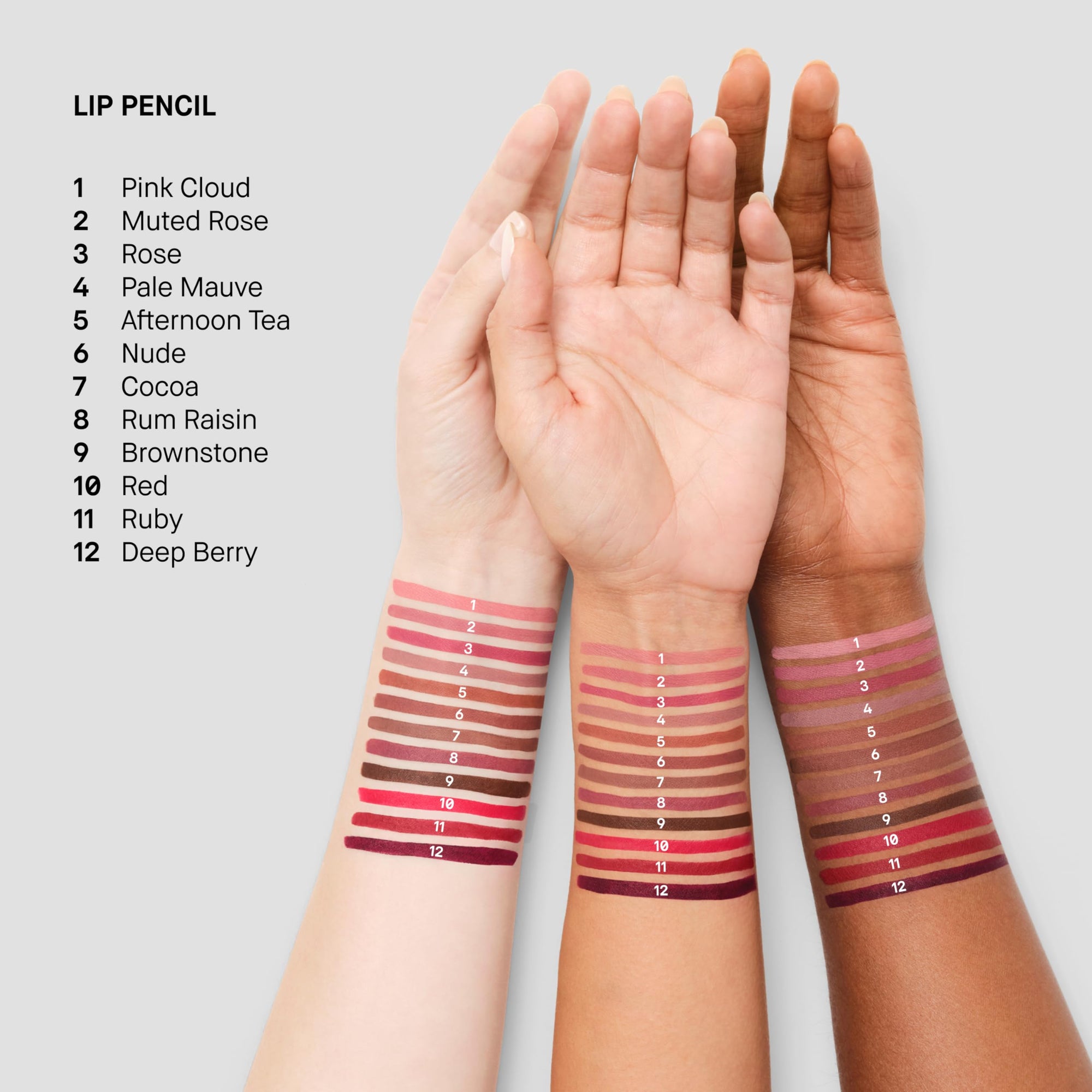 Creamy Velvet Lip Liner Pencil for Natural Looking Definition