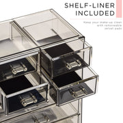Acrylic Cosmetic Makeup and Jewelry Storage Case Display