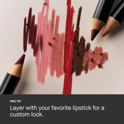 Creamy Velvet Lip Liner Pencil for Natural Looking Definition