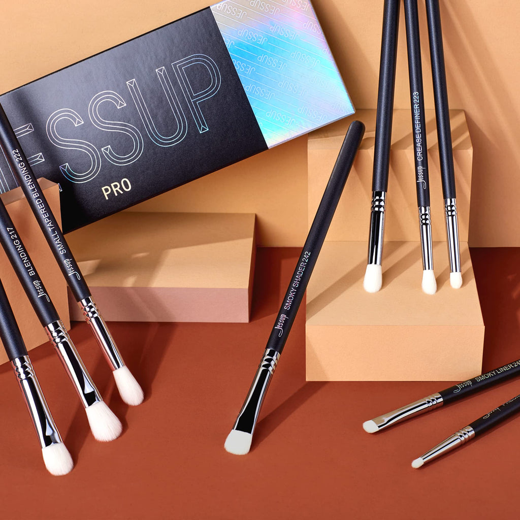 Premium Synthetic Eyeshadow Brush Set for Professional Makeup