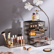 Acrylic Cosmetic Makeup and Jewelry Storage Case Display