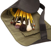 Professional Makeup Travel Brush Set with Roll Up Pouch