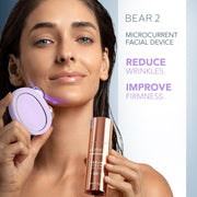 Microcurrent Facial Device Bundle with Serum Moisturizer