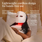 Cordless LED Skincare Face Mask with Scalp Massage