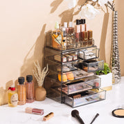 Acrylic Cosmetic Makeup and Jewelry Storage Case Display