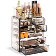 Acrylic Cosmetic Makeup and Jewelry Storage Case Display